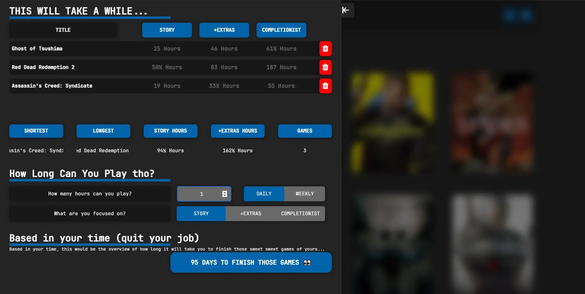 The Busy Gamer App preview 2